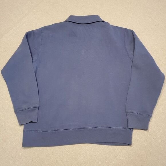 Blue Polo Quarter Zip Collared Sweatshirt in Youth Size M 12-14 - Picture 10 of 10